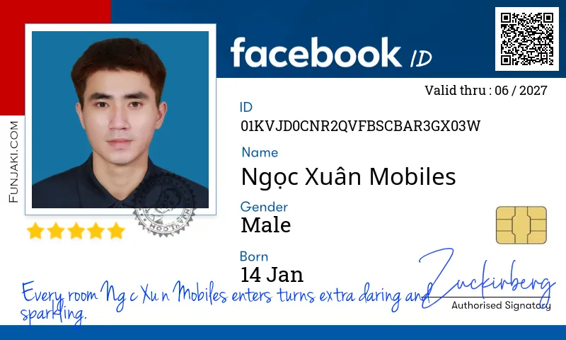 Facebook ID Card