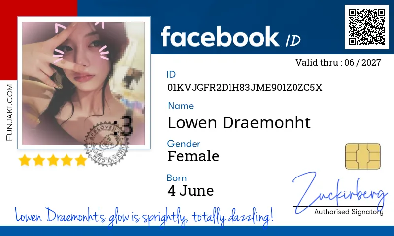 Facebook ID Card