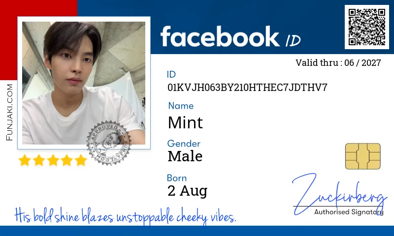 Facebook ID Card