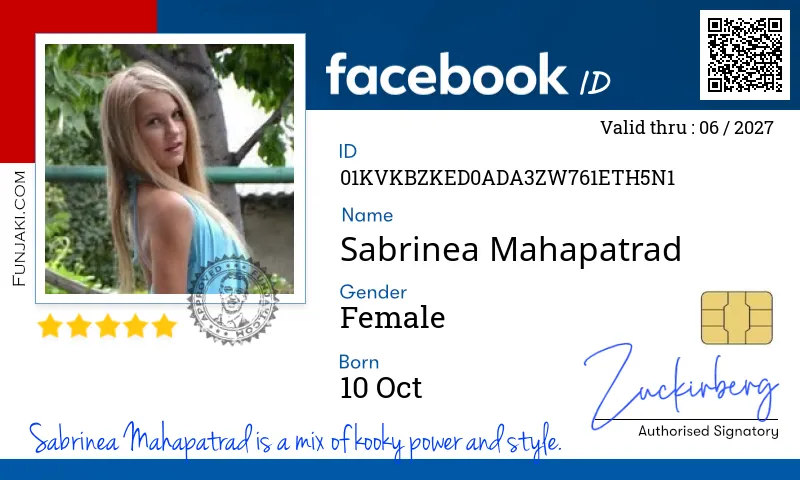 Facebook ID Card
