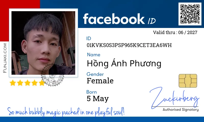 Facebook ID Card