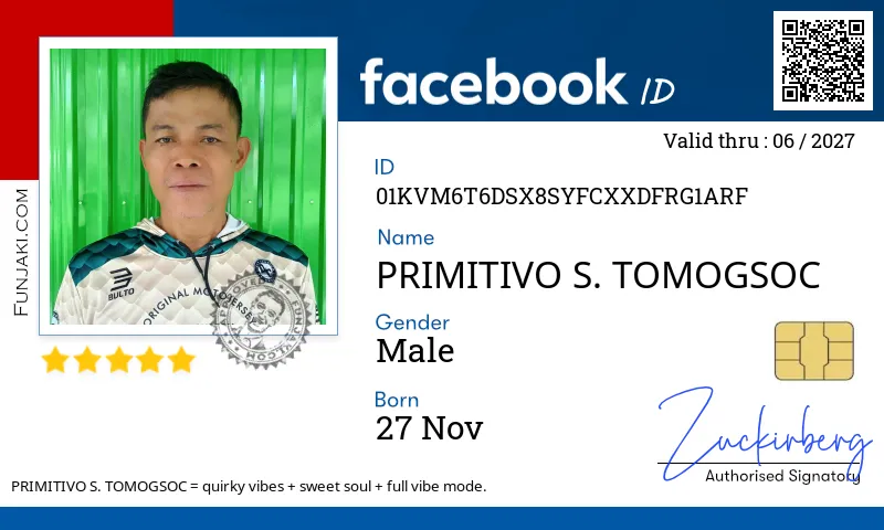 Facebook ID Card