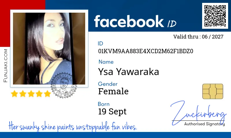 Facebook ID Card
