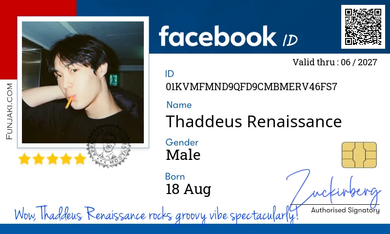 Facebook ID Card