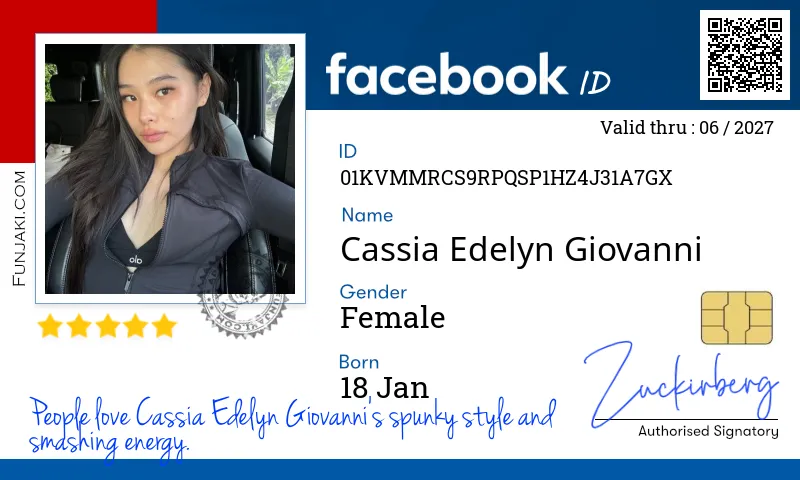 Facebook ID Card