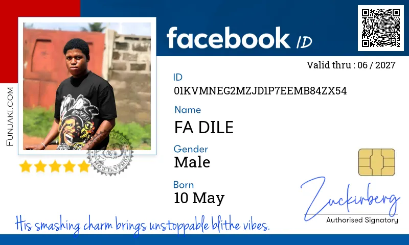 Facebook ID Card