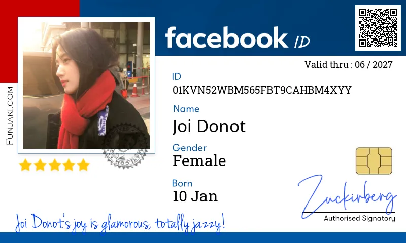 Facebook ID Card