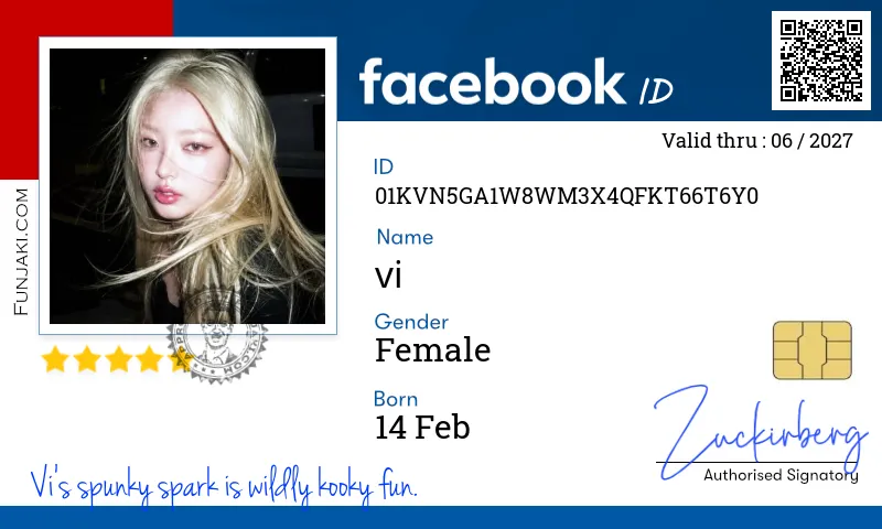 Facebook ID Card