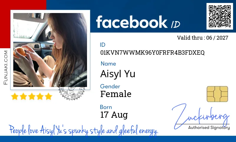 Facebook ID Card
