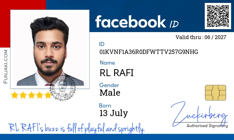Facebook ID Card