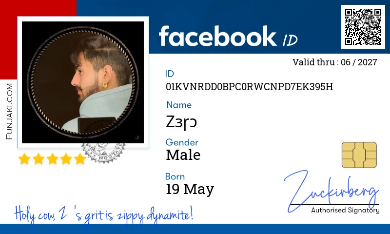 Facebook ID Card