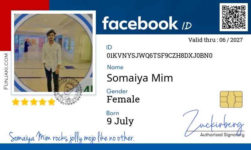 Facebook ID Card