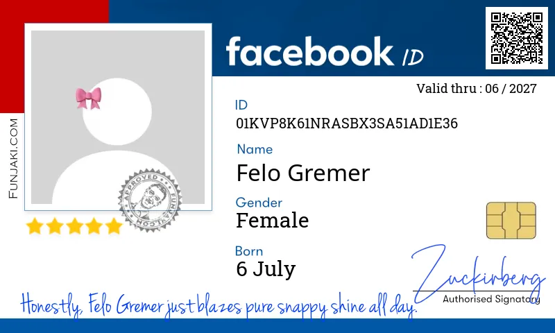Facebook ID Card