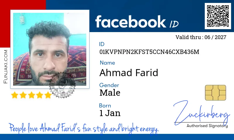 Facebook ID Card