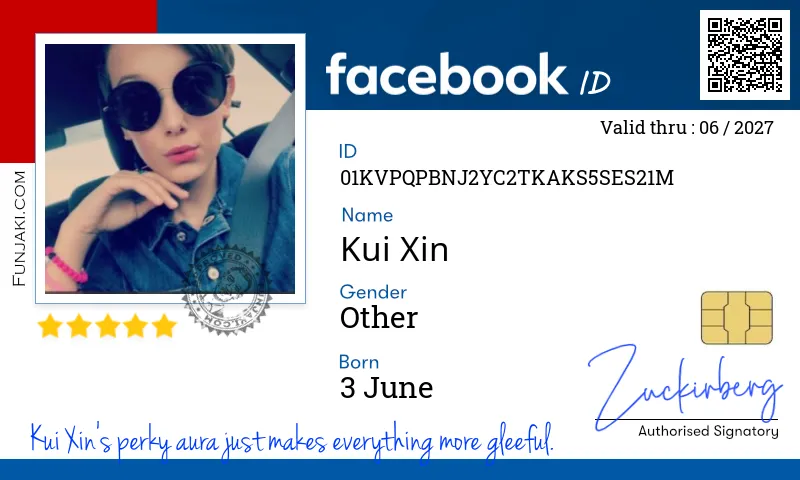 Facebook ID Card