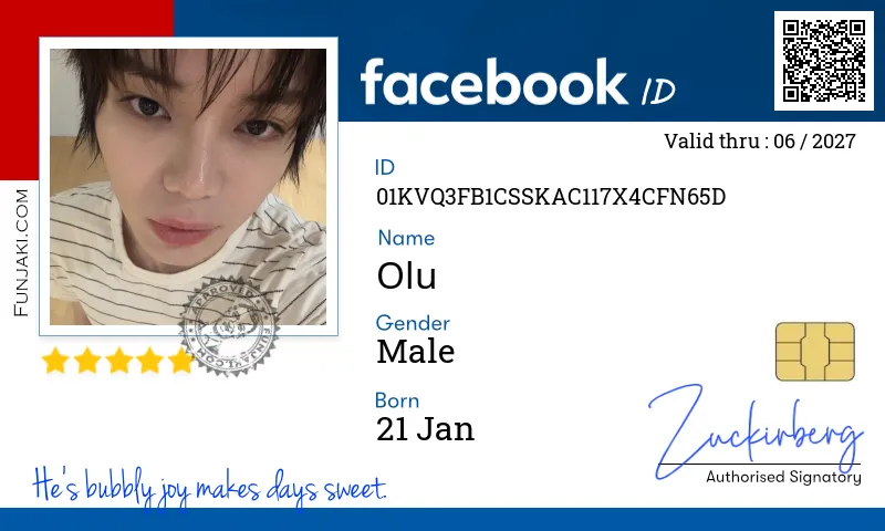 Facebook ID Card