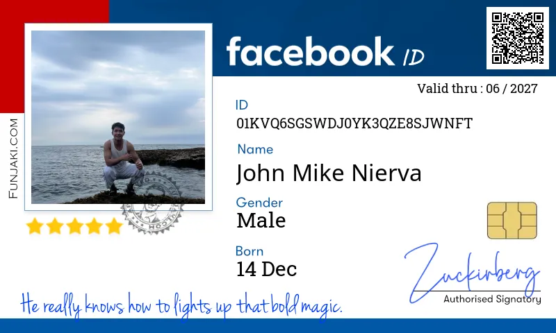 Facebook ID Card