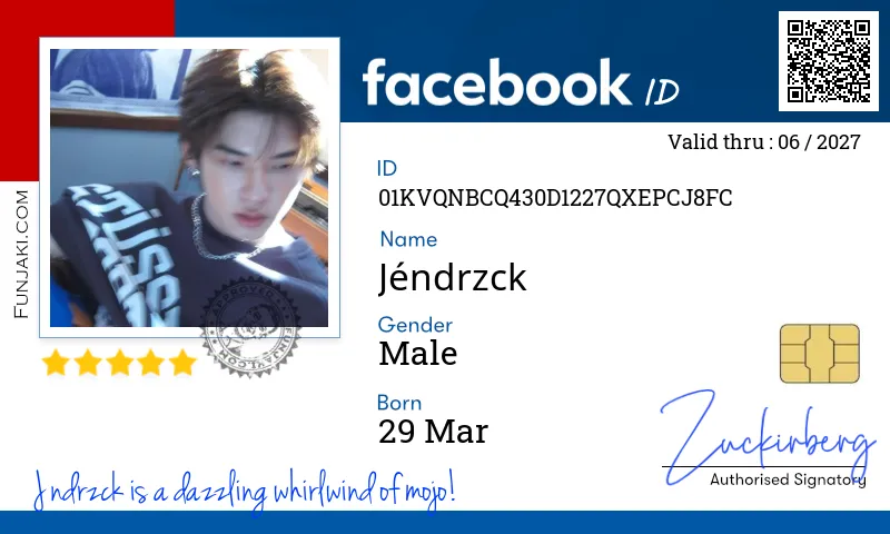 Facebook ID Card