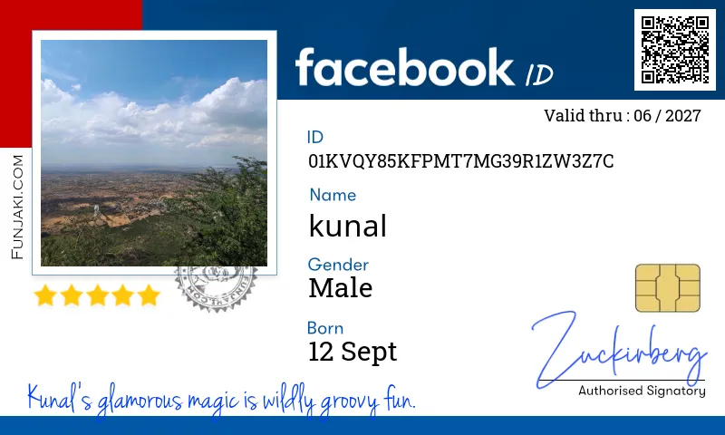 Facebook ID Card
