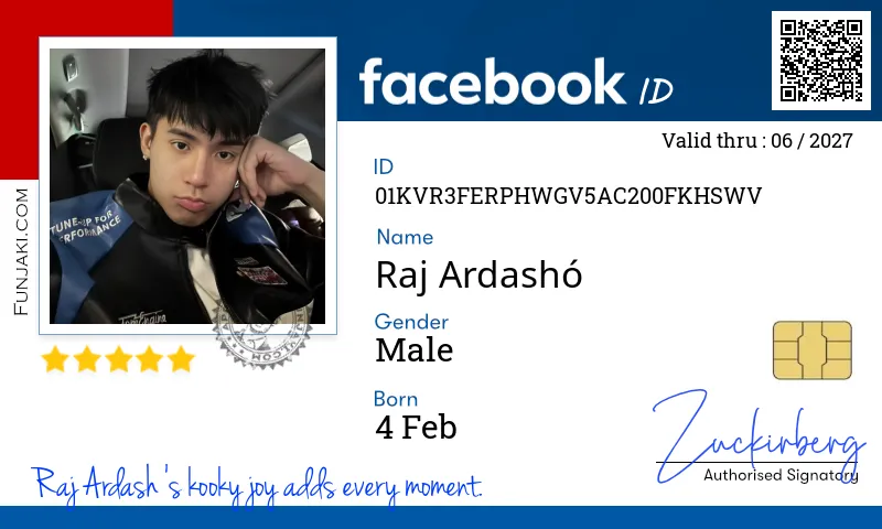 Facebook ID Card