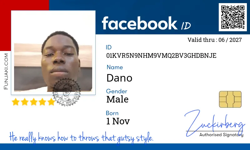 Facebook ID Card