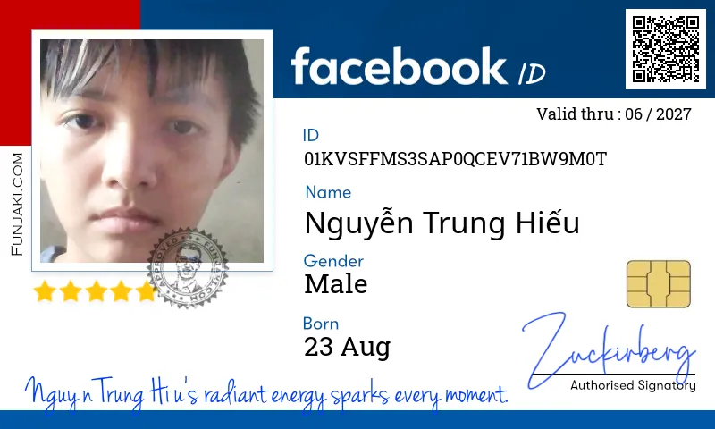 Facebook ID Card