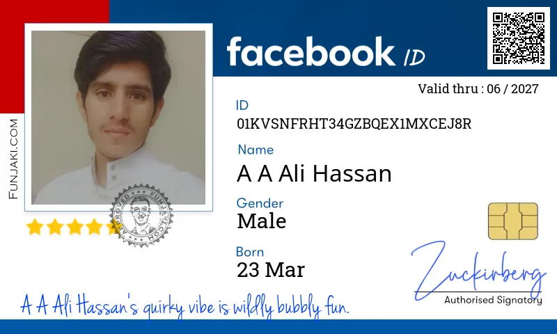 Facebook ID Card