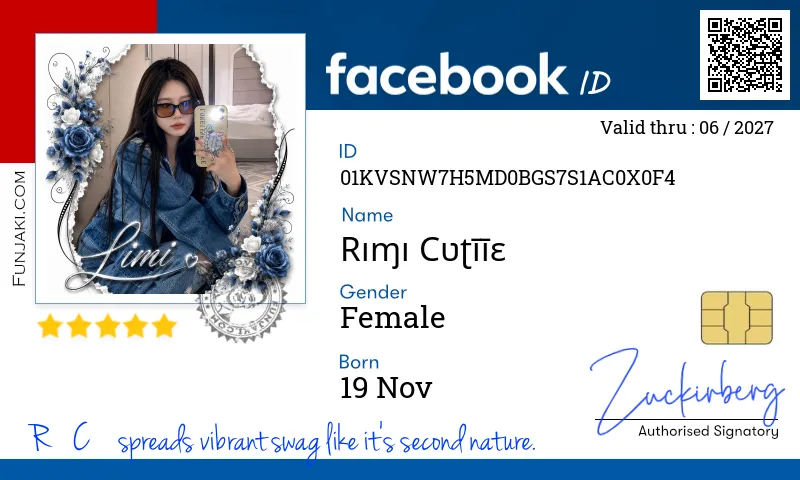 Facebook ID Card