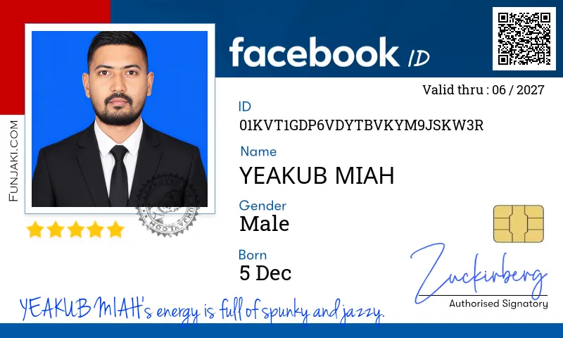 Facebook ID Card