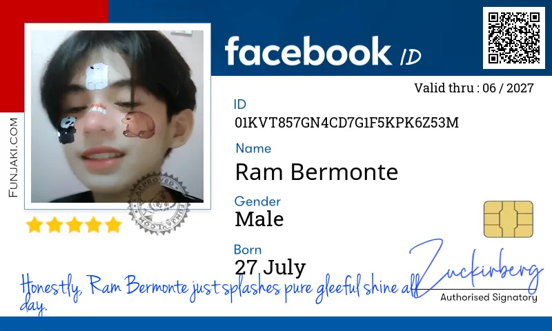 Facebook ID Card