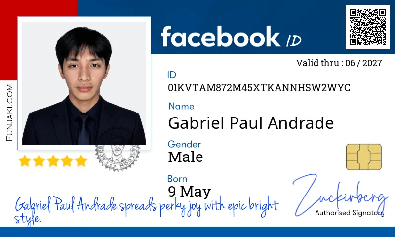 Facebook ID Card