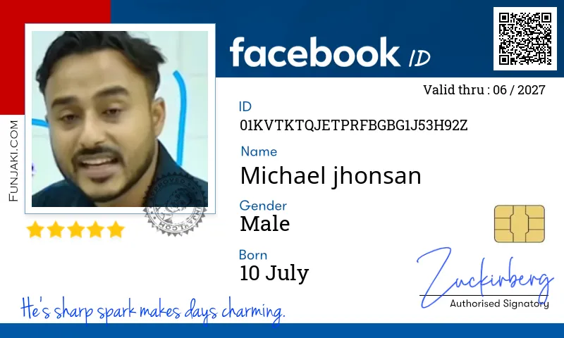 Facebook ID Card