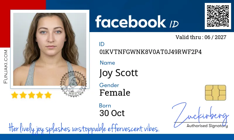 Facebook ID Card