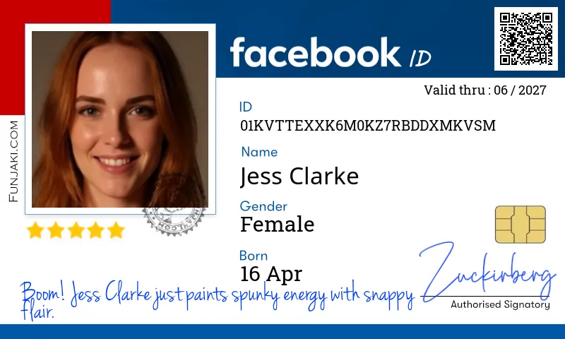Facebook ID Card