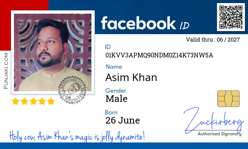 Facebook ID Card