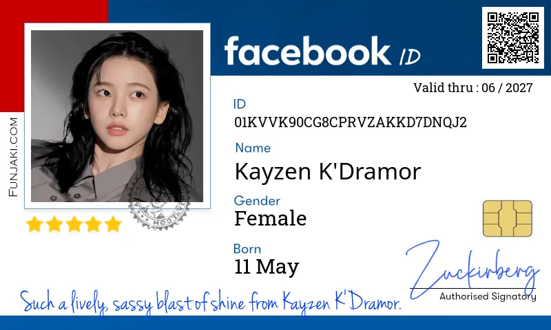 Facebook ID Card