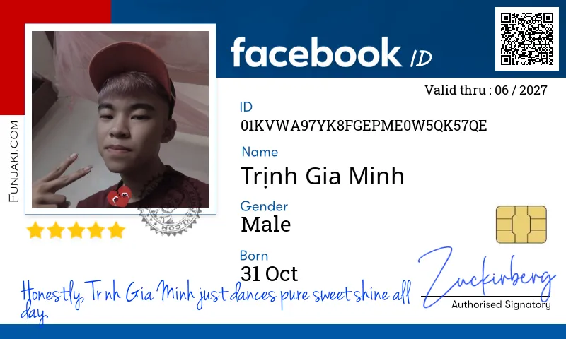 Facebook ID Card
