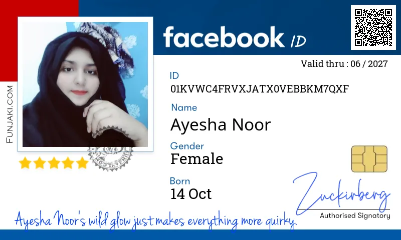 Facebook ID Card