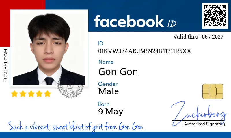 Facebook ID Card