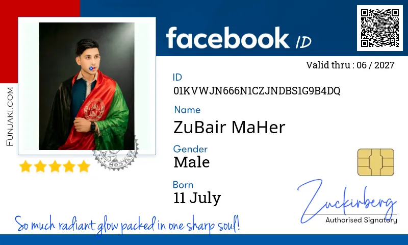 Facebook ID Card