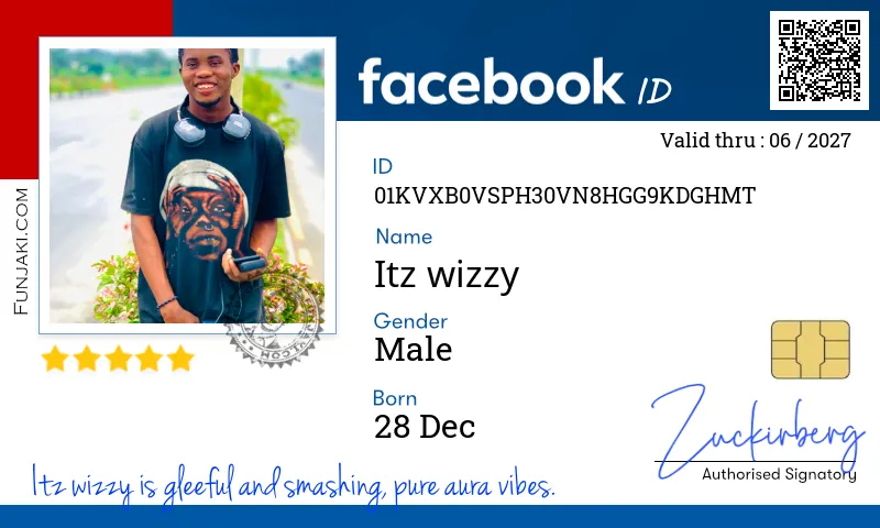 Facebook ID Card
