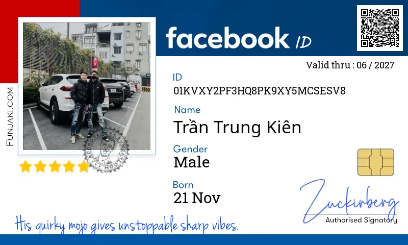 Facebook ID Card