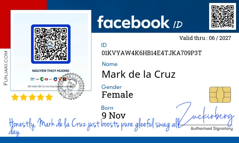 Facebook ID Card