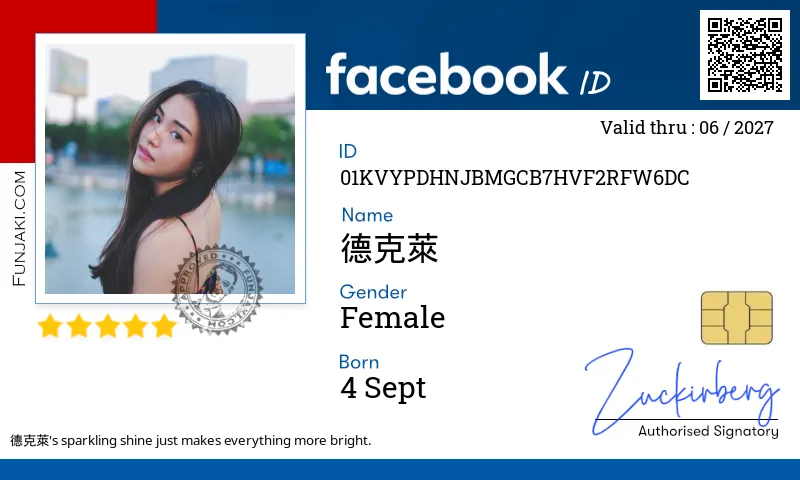 Facebook ID Card