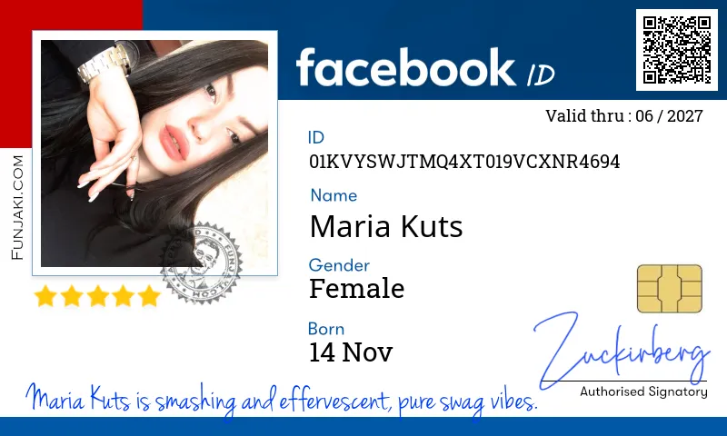 Facebook ID Card