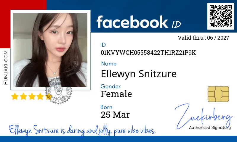 Facebook ID Card