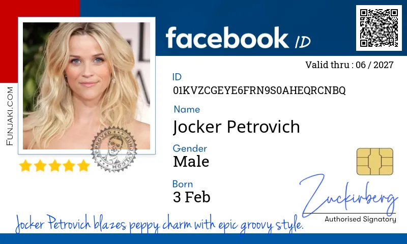 Facebook ID Card