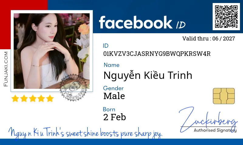 Facebook ID Card