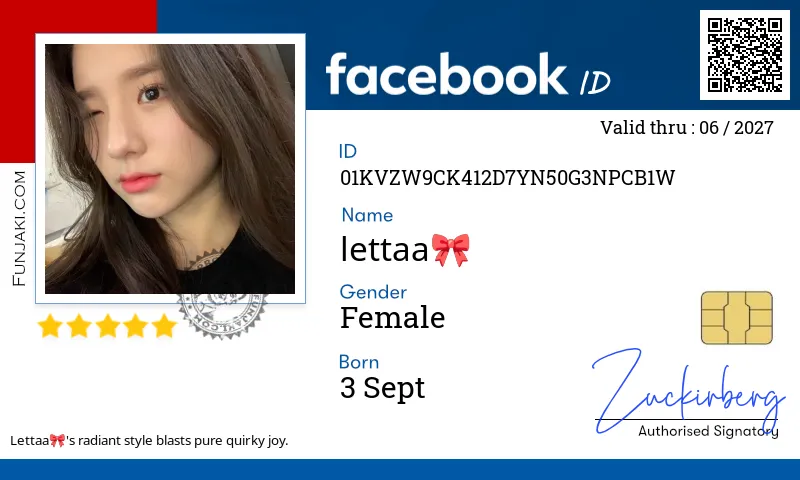 Facebook ID Card
