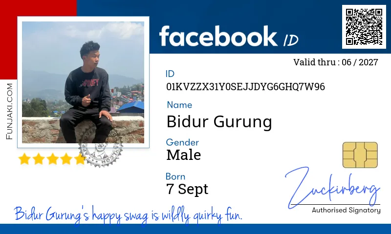 Facebook ID Card